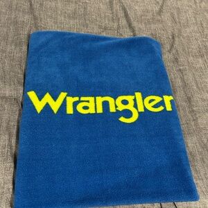 Wrangler Blue Fleece Throw